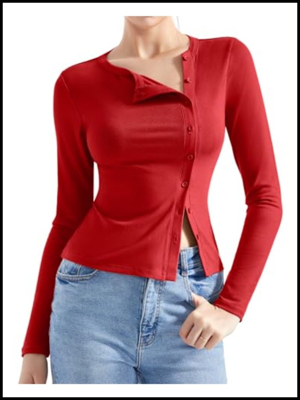 Modal Button Down Long Sleeve Ribbed Fitted Shirt